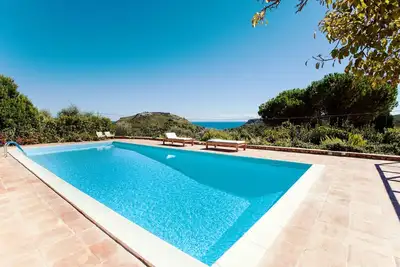 Image de Toscane, Porto Ercole - Superbe villa avec piscine et grand jardin privé