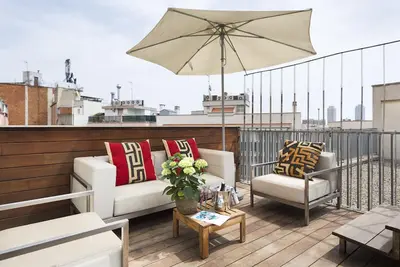 Image de My Space Barcelona 6 Apart. avec piscine près de la Cathédrale jusqu'à 48 pax