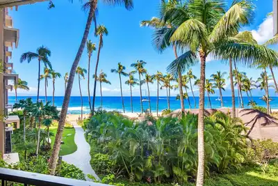 Image de Maui Resort Rentals: Ka'anapali Ali'i 432 - Cour intérieure de luxe avec vue sur l'océan