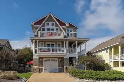 Image de Cat Nap Cottage: Vues sur l'océan et le golf dans le Club Currituck