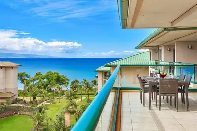Image de Maui Resort Rentals: Hokulani 820 - Dernier étage avec vue sur la mer et la montagne + balcon X L