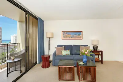 Image de vue sur l'océan - 1 chambre, Ac, wifi, piscine, parking. Pr��s de la plage. 4 couchages.