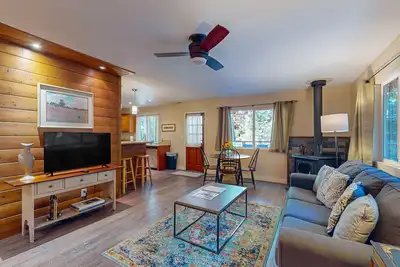 Image de Magnifiquement rénové maison de montagne avec paisible, cadre privé