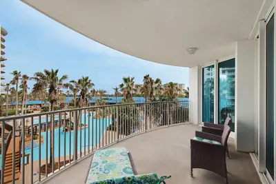 Image de Palms Resort 2315 Full 2br / 2ba☀Open 10 au 12 mai 658 $! Pool piscine énorme avec vue!