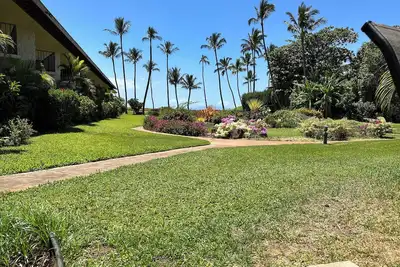 Image de Waiohuli Beach Hale # C-113 2Bd / 2Ba, vue sur l'océan! Oceanfront Complex, 6 personnes