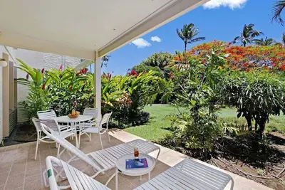 Image de Poipu Location de vacances Superbe rez-de-jardin avec vue sur le jardin * Kahala 912 *