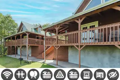 Image de Sweet Cabins} 2 cabines complètes pour le prix de 1 \\ Salle de jeux \\ Jacuzzi \\ Animaux acceptés