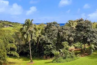Image de Hale Kai Kalani - Vues sur l'océan à Kilauea - Ac dans Living Room & Master Bedroom