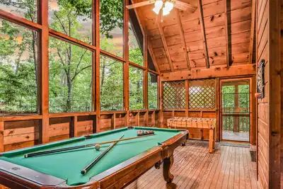 Image de Pierre angulaire} dans Hidden Mtn West, près du lac n ° 2 - à 8 minutes de la promenade Pigeon Forge