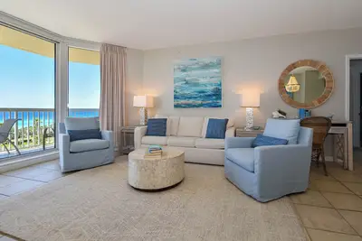 Image de 2 Br Golfe-Front Condo | Silver Shells Beach Resort, Vues du Golfe dans les deux chambres