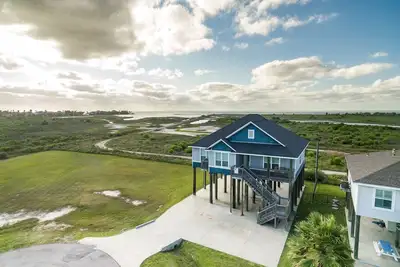 Image de Sandy Hook: 3 Br / 2 Ba maison à Galveston, pour 9 personnes