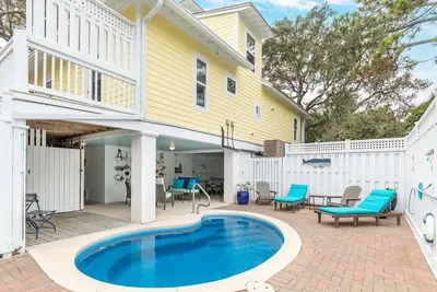 Image de Tranquille Nord Tybee maison de 4 chambres avec piscine - parfait pour les familles ou Romantique Week-ends