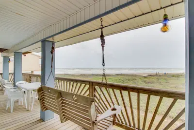 Image de Chien amical, maison bord de l'eau avec patio, balcon, vue spectaculaire et accès à la plage