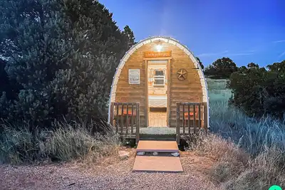 Image de Western Wagon, linge de maison, douches chaudes, vue imprenable