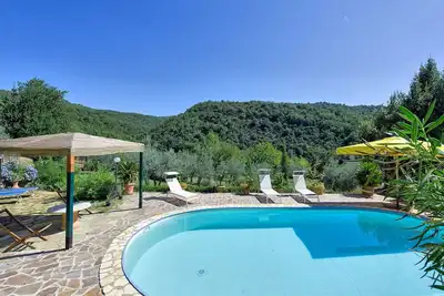 Image de Maison de vacances privée avec piscine privée, Wifi, climatisation, Tv, patio, vue panoramique
