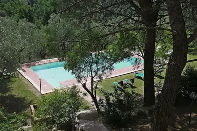 Image de Maison de vacances privée avec Wifi, piscine privée, Tv, patio, vue panoramique, près de Florence