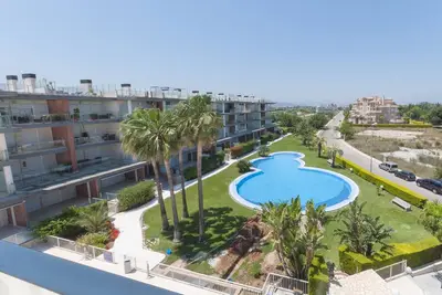 Image de Poema - Apartment with shared pool in Oliva Nova.