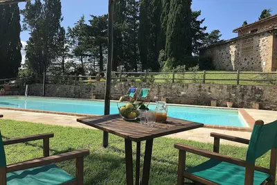 Maison de vacances privée avec piscine privée, Wifi, Tv, patio, vue panoramique, parking
