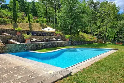 Image de Belle maison de vacances privée avec piscine privée, Wifi, Tv, patio, vue panoramique, parking