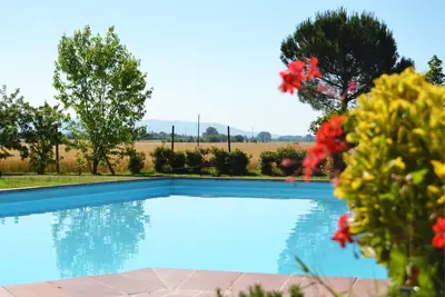 Image de Maison de vacances privée avec Wifi, climatisation, piscine privée, Tv, terrasse, parking