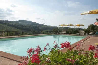 Image de Joli appartement avec Wifi, climatisation, piscine, animaux admis et vue panoramique