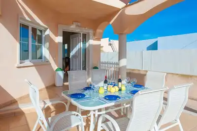 Image de Espaiosa - House with terrace in Sa Rapita. Free WiFi