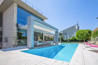 Image de Villa Agusmar - Modern beach house with small gym, leisure area, private pool and partial