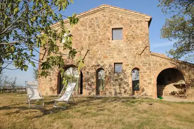 Image de Magnifique maison de vacances privée avec piscine privée, climatisation, Wifi, près de Montalcino