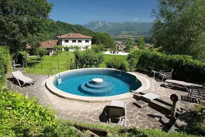 Image de Maison de vacances privée avec piscine privée, Wifi, Tv, patio, vue panoramique, parking