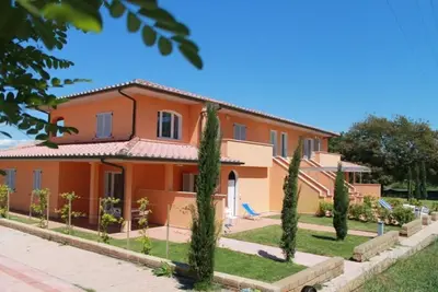 Image de Bel appartement avec piscine, climatisation, Wifi, Tv, balcon, animaux admis et parking
