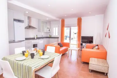 Image de Un bel appartement avec une grande terrasse Ă Sitges.