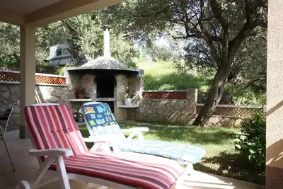 Image de Appartement de trois chambres avec la terrasse et la vue sur le mer Supetarska Draga - Gonar, Rab (A-2002-c)