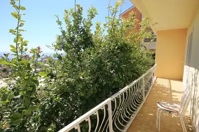 Image de Appartement de trois chambres avec le balcon et la vue sur le mer Makarska (A-6767-a)
