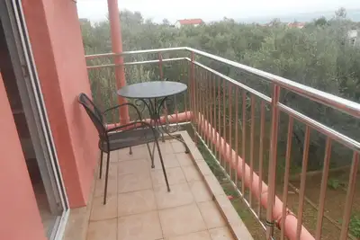Image de Appartement d'une chambre avec le balcon et la vue sur le mer Poljana, Ugljan (A-8473-b)