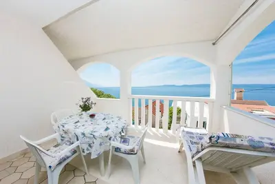Image de Appartement d'une chambre prés de la plage Pisak, Omis (A-1067-c)