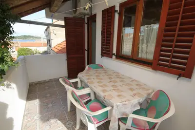 Image de Appartement d'une chambre avec la terrasse et la vue sur le mer Vis (A-2435-b)