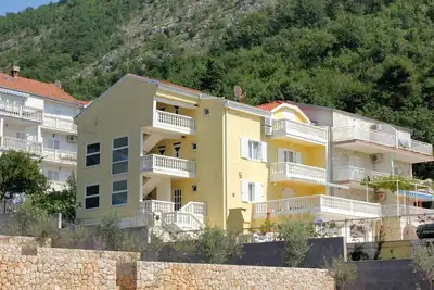 Image de Appartement d'une chambre avec le balcon et la vue sur le mer Slano, Dubrovnik (A-3183-b)