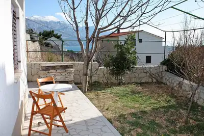 Image de Appartement d'une chambre avec la terrasse et la vue sur le mer Marusici, Omis (A-962-d)