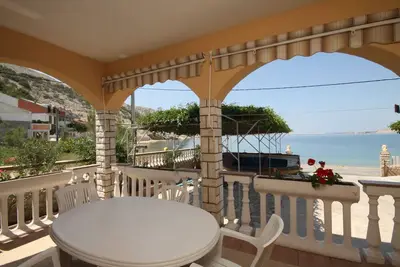 Image de Appartement d'une chambre prés de la plage Metajna, Pag (A-6497-a)