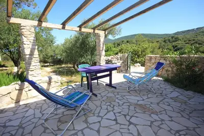 Image de Maison de pêcheur près de la mer Baie Studencic, Losinj (K-3263)