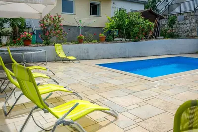 Image de Appartement d'une chambre avec la terrasse et la vue sur le mer Dramalj, Crikvenica (A-5551-a)