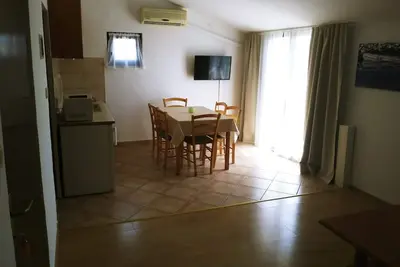 Image de Appartement d'une chambre avec la terrasse et la vue sur le mer Vrsi - Mulo, Zadar (A-14250-c)