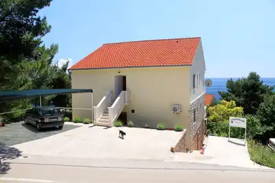 Garçonnière avec la terrasse et la vue sur le mer Sveta Nedilja, Hvar (As-110-b)