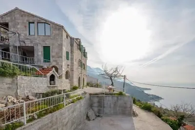 Appartement de deux chambres avec air conditionné Brela, Makarska (A-11552-b)