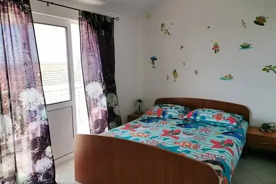 Image de Appartement de deux chambres avec le balcon et la vue sur le mer Orebic, Peljesac (A-643-c)