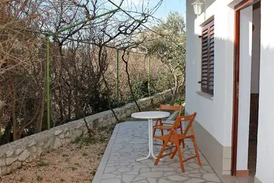 Image de Appartement d'une chambre avec la terrasse et la vue sur le mer Marusici, Omis (A-962-c)