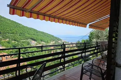Image de Appartement de trois chambres avec la terrasse et la vue sur le mer Moscenicka Draga, Opatija (A-7746-a)