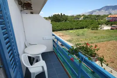 Garçonnière avec le balcon Sucuraj, Hvar (As-6852-j)