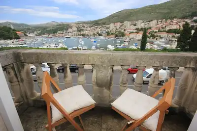Image de Appartement de deux chambres avec le balcon et la vue sur le mer Dubrovnik (A-9058-a)