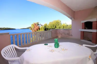 Image de Appartement de deux chambres prés de la plage Prizba, Korcula (A-176-a)